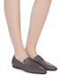 Figure View - Click To Enlarge - RODO - Python leather loafers