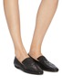 Figure View - Click To Enlarge - RODO - Python leather loafers