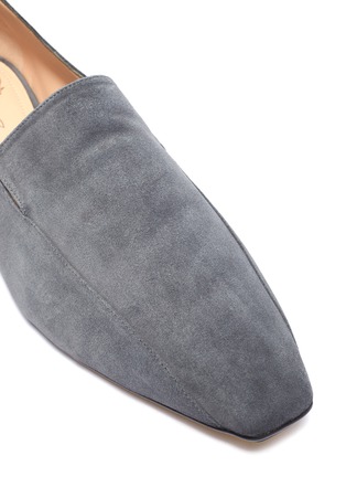 Detail View - Click To Enlarge - RODO - Suede square loafers