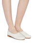 Figure View - Click To Enlarge - RODO - 'High Throat' python leather ballet flats