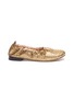 Main View - Click To Enlarge - RODO - 'High Throat' python leather flats