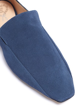 Detail View - Click To Enlarge - RODO - Suede square loafers