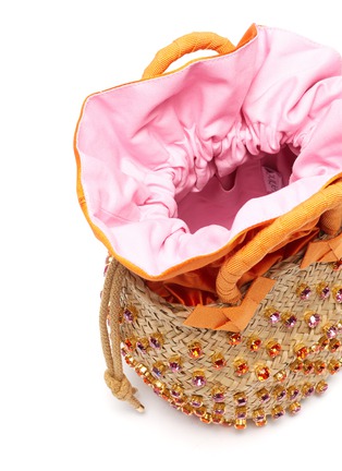 Detail View - Click To Enlarge - LE NINÈ - 'Nina Twist' small mix glass crystal basket bag