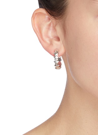 Figure View - Click To Enlarge - PHILIPPE AUDIBERT - 'Rory' star hoop earrings