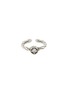 Main View - Click To Enlarge - PHILIPPE AUDIBERT - 'Susie' bezel set Swarovski crystal open ring
