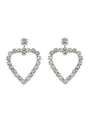 Main View - Click To Enlarge - PHILIPPE AUDIBERT - 'Cœur' Swarovski crystal cutout heart drop earrings