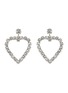 Main View - Click To Enlarge - PHILIPPE AUDIBERT - 'Cœur' Swarovski crystal cutout heart drop earrings
