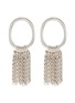Main View - Click To Enlarge - PHILIPPE AUDIBERT - 'Jenny Lisse' chain fringe cutout circle earrings