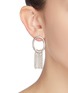 Figure View - Click To Enlarge - PHILIPPE AUDIBERT - 'Jenny Lisse' chain fringe cutout circle earrings
