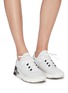Figure View - Click To Enlarge - ASH - 'Krush Bis' knit sneakers