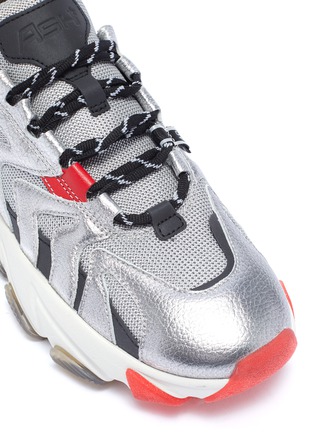 Detail View - Click To Enlarge - ASH - 'Extreme' chunky outsole leather panel mesh sneakers