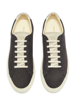 Detail View - Click To Enlarge - COMMON PROJECTS - 'Retro Low' leather sneakers