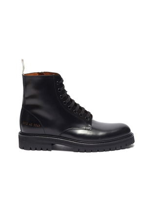 Main View - Click To Enlarge - COMMON PROJECTS - 'Standard' leather combat boots