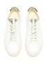Detail View - Click To Enlarge - COMMON PROJECTS - 'Retro Low' leather metallic sneakers