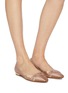 Figure View - Click To Enlarge - RODO - Strass colourblock satin d'orsay flats
