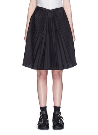 Main View - Click To Enlarge - 72951 - Plissé pleat front overlay skirt