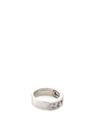 Detail View - Click To Enlarge - MESSIKA - 'Move Noa Pavé' diamond 18k white gold ring