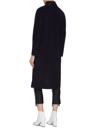 Back View - Click To Enlarge - EQUIL - Scarf detail wrap around cashmere cape