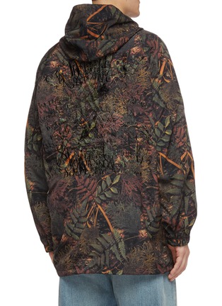 Back View - Click To Enlarge - DOUBLET - Creature embroidered camouflage print jacket
