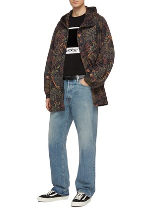 Figure View - Click To Enlarge - DOUBLET - Creature embroidered camouflage print jacket