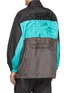Back View - Click To Enlarge - DOUBLET - 'Chaos' graphic embroidered colourblock track jacket