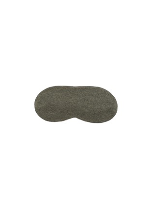 Main View - Click To Enlarge - OYUNA - Cashmere travel eye mask – Moss