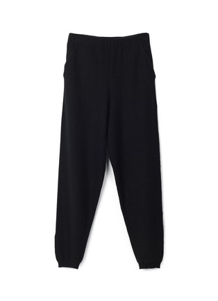 Main View - Click To Enlarge - OYUNA - Cashmere travel pants S/M– Black