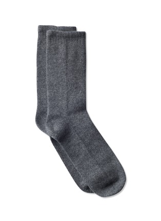 Main View - Click To Enlarge - OYUNA - Cashmere travel socks – Grey