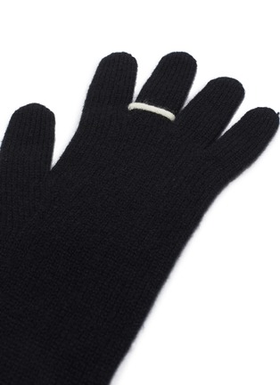Detail View - Click To Enlarge - OYUNA - Cashmere ring gloves – grey