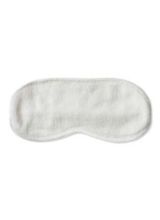 Main View - Click To Enlarge - OYUNA - Cashmere travel eye mask – Ivory