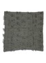 Main View - Click To Enlarge - OYUNA - Seren frayed cashmere cushion cover – Moss