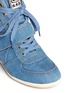 Detail View - Click To Enlarge - ASH - 'Bowie' denim concealed wedge sneakers