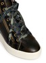 Detail View - Click To Enlarge - ASH - 'Atomic' camouflage print leather wedge sneakers