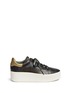 Main View - Click To Enlarge - ASH - 'Cult' camouflage print leather platform sneakers