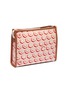 Detail View - Click To Enlarge - CONNOLLY - Geometric graphic print canvas clutch