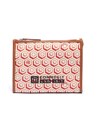 Main View - Click To Enlarge - CONNOLLY - Geometric graphic print canvas clutch
