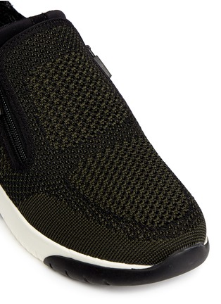 Detail View - Click To Enlarge - ASH - 'Studio' mix knit sneakers