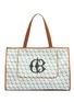 Main View - Click To Enlarge - CONNOLLY - Logo geometric graphic print canvas beach bag