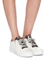 Figure View - Click To Enlarge - P448 - 'Space' paneled leather sneakers