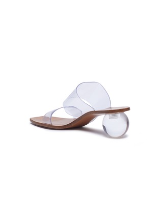  - CULT GAIA - 'Jila' Perspex heel PVC band sandals