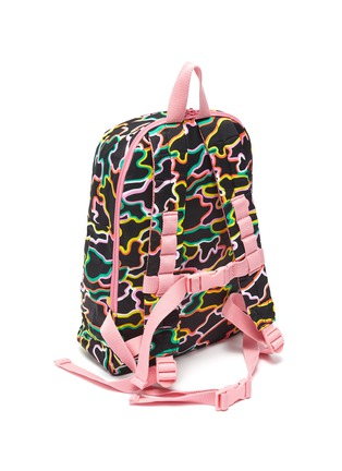 Figure View - Click To Enlarge - STELLA MCCARTNEY - Colourblock camo logo print kids backpack