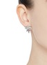Figure View - Click To Enlarge - MELVILLE FINE JEWELLERY - Eastern Light' diamond 18k white gold spike earrings
