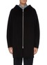 Main View - Click To Enlarge - EQUIL - Hooded zip up cashmere coat