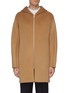 Main View - Click To Enlarge - EQUIL - Hooded zip up cashmere coat