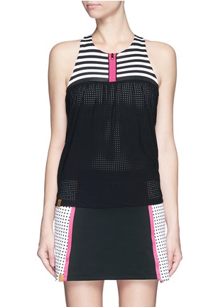 Main View - Click To Enlarge - MONREAL - 'Performance' perforated camisole