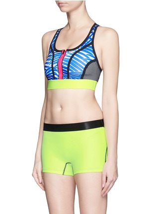 Front View - Click To Enlarge - MONREAL - 'Signature' racerback padded sports bra