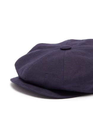 Detail View - Click To Enlarge - LOCK & CO - 'Summer Mirfield' linen cap
