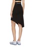 Back View - Click To Enlarge - CALVIN KLEIN PERFORMANCE - Logo waistband asymmetric skirt