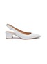 Main View - Click To Enlarge - GIANVITO ROSSI - 'Amee' leather slingback pumps
