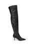 Main View - Click To Enlarge - GIANVITO ROSSI - 'Stefanie' toe cap leather thigh high boots